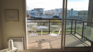 T2 La Rochelle quartier Les Minimes avec vue sur le lac de la sole